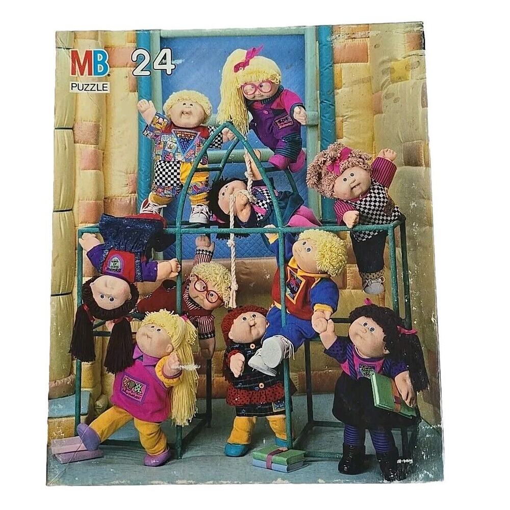 Vintage Cabbage Patch Kids 24 PC Puzzle Milton Bradley 1990 SEALED BOX